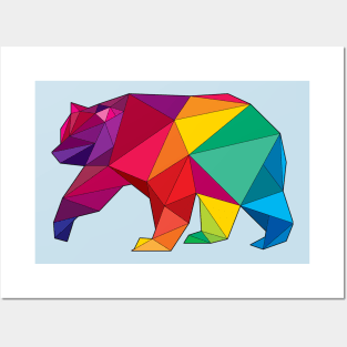 Rainbow Bear Posters and Art